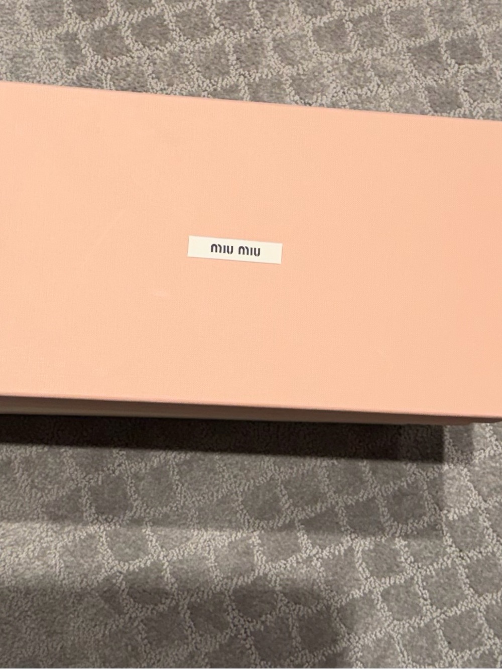 Miu Miu Blush Pink Gift Box